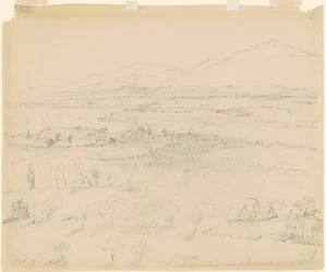 川と山の谷