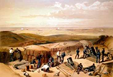 セヴァストポリ包囲戦の新たな工事..., クリミア戦争、1853-1856