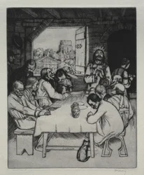 最後の晩餐、1889年。