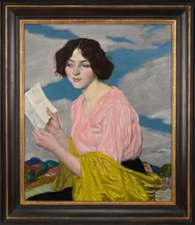 ラブレター（ドラ・ラブベットの肖像）c.1918