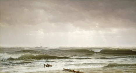 海岸沿い、1870