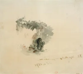 海、木、数字（？、キャンベルの詩作品用）、1837