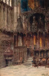 ヘンリー7世の礼拝堂、ウェストミンスター寺院、c1907。