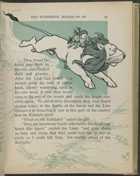 オズの魔法使い」（ライマン・フランク・ボーム作）の挿絵