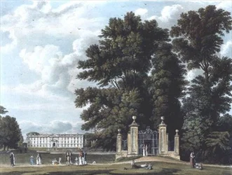 クレア・ホールから見たキングス・カレッジ アッカーマン著「ケンブリッジの歴史」より抜粋