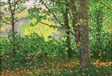 2010年9月の夜（キャンバスに油彩）