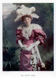 レティリンド、女優兼ダンサー、1901年。