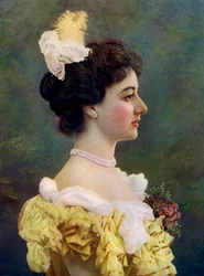 モードホフマン、女優、1899年-1900年。