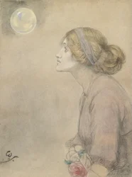 Gertrude Sandys（紙にパステル）