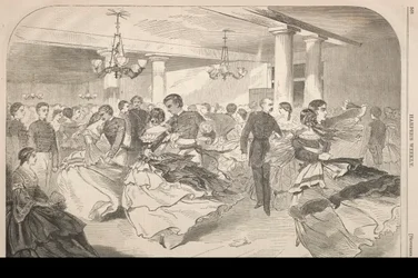 1859年、ウェストポイントのカデットホップ。