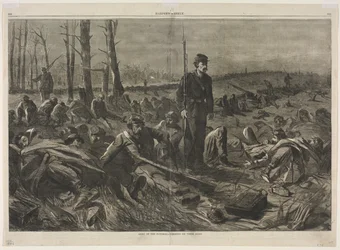 他の軍隊ポトマック-彼らの腕で眠る、1864。