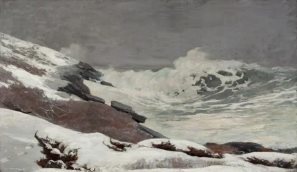 冬の海岸、1892