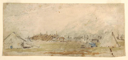 ドローイング、陸軍野営地、1862年