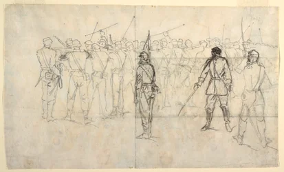 図面、歩兵ライフル・ドリル、シクルス連隊、1862年