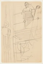 船の手すりのオイルスキンの図