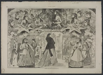 ニューヨークのオープニングデー、1868年。