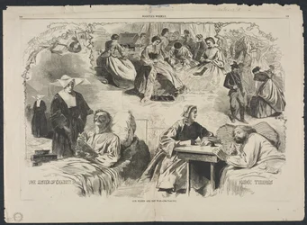 私たちの女性と戦争、1862年。