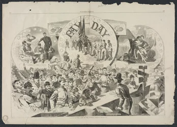 1863年、ポトマック軍の1日を支払う。
