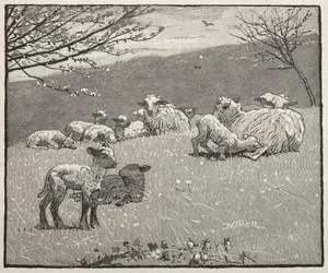 春の子羊、1880年。