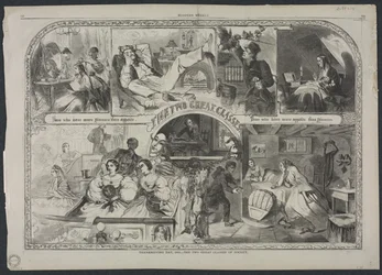 感謝祭の日、1860年-社会の2つの偉大な階級、1860年。