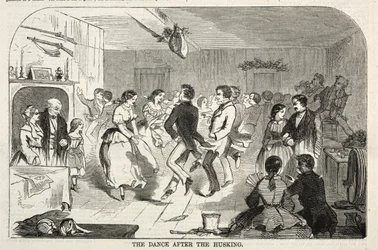 ハスク後のダンス、1858年。