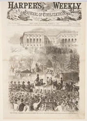ハーパーズ ウィークリー、1861 年 3 月 16 日、p. 161。