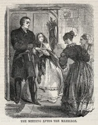 結婚後の会議、1860年。