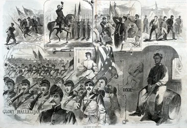 戦争の歌（1861年11月23日付『ハーパーズ・ウィークリー』誌より
