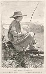 カラスを見て、1868。