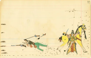 34.死んだ兵士と狼の遠吠え。 33. [空白ページ]