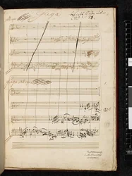 アダージョとフーガ ハ短調 K. 546, Add.28996 f.3r