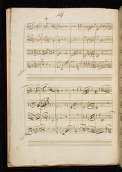 アダージョとフーガ ハ短調 K. 546, Add.28996, f.9v