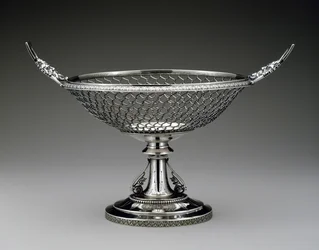 フルーツスタンド、c。 1860-1875（シルバー）