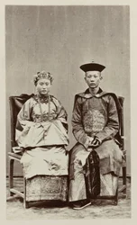 テルナテ島出身の中国人新郎新婦