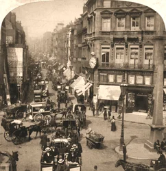 フリートストリート、ロンドン、1896年。