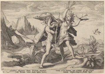 月桂樹に変身したダフネ