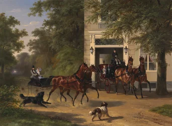オーガスト・ベルモントとイザベル・ペリー、1854年
