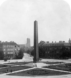 Karolinenplatz、ミュンヘン、ドイツ、c1900年代。