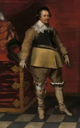 ナッソー・ディーツ伯エルンスト・カジミェシュ1世の肖像 Ernst Casimir I (1573-1632)、Nassau-Dietz 伯爵の肖像