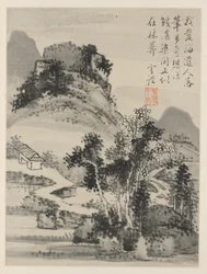 季節の風景のアルバム、葉D前葉2、1668。