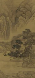 わらぶき屋根の小屋で読む明朝（絹の異色）