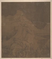 雪に覆われた山、約1000年。