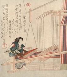 はたおり織り、c1829。