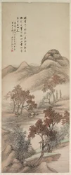 秋の風景、1644-1911。
