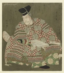 座っている戦士