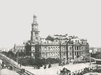 新市庁舎、シドニー、オーストラリア、1895年。