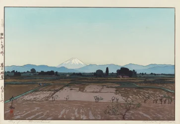 武蔵野からの富士山