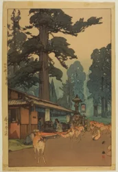 春日神社への道