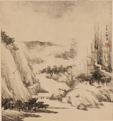 川の風景（1667年
