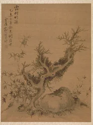 霜降りの枝とドワーフの竹、1775年のスーシーのスタイル。